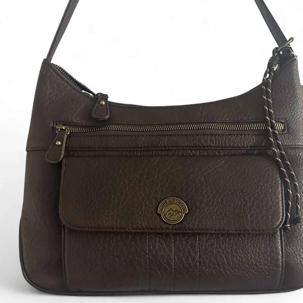 White Mountain shoulder Bag Brown NWT